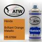 Preview: Honda, Brilliant Orange Metallic, YR-576M: 400ml Sprühdose, von ATW Autoteile West.